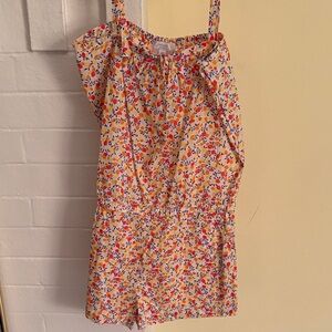 Jacadi floral Print Sleeveless Romper